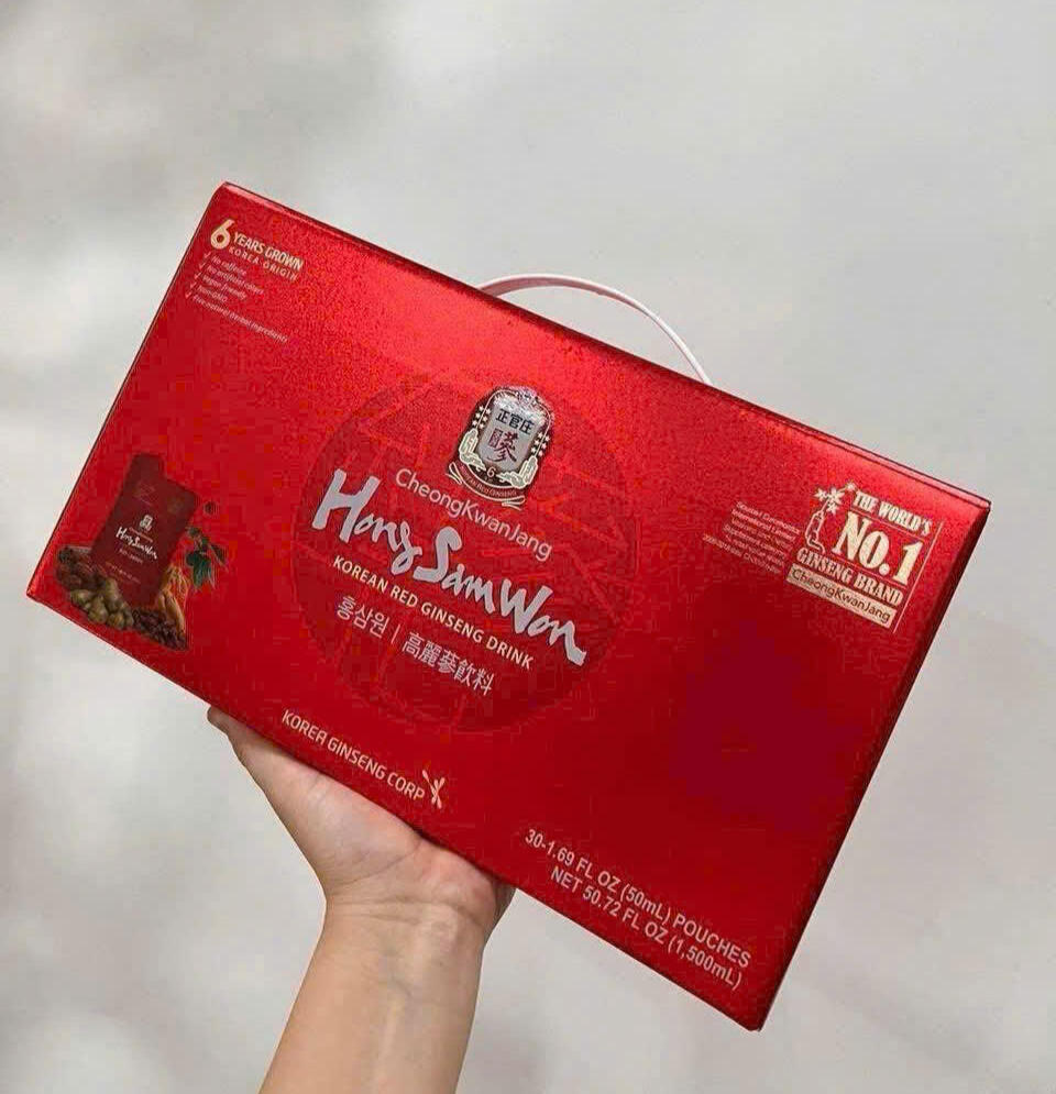 NƯỚC HỒNG SÂM HÀN QUỐC – HONG SAM WON (Cheong Kwan Jang)